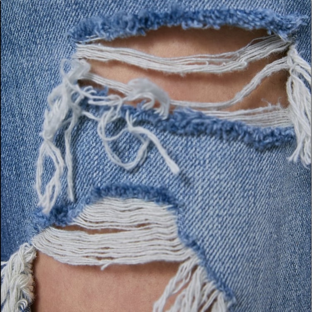 Zara JEANS ZW PREMIUM STRAIGHT CROPPED JEANS new - Picture 8 of 9